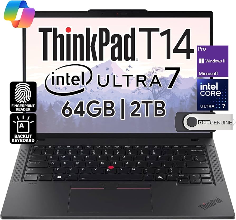 Amazon.com: Lenovo ThinkPad T14 Gen 6 Business Laptop 14