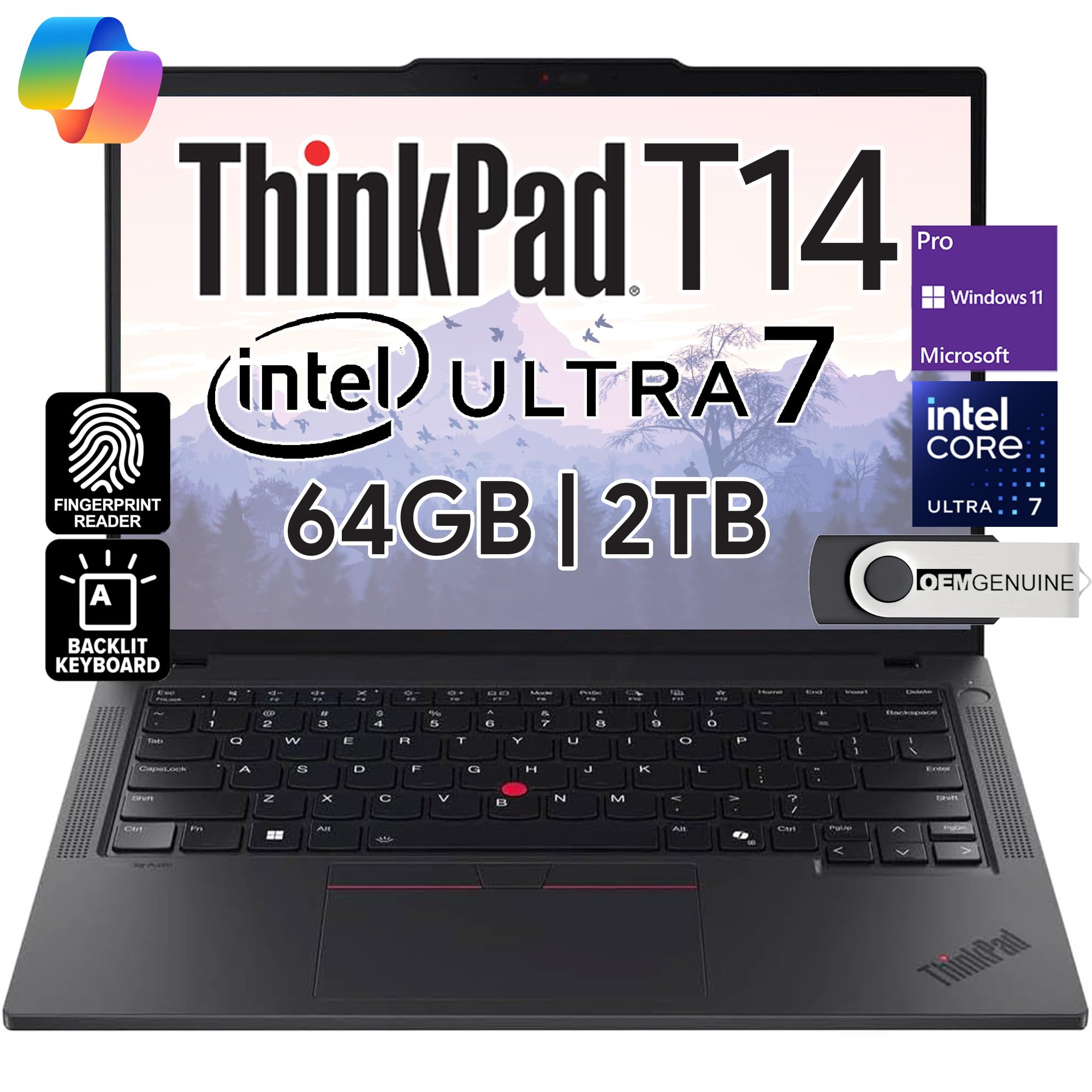 Amazon.com: Lenovo ThinkPad T14 Gen 6 Business Laptop 14