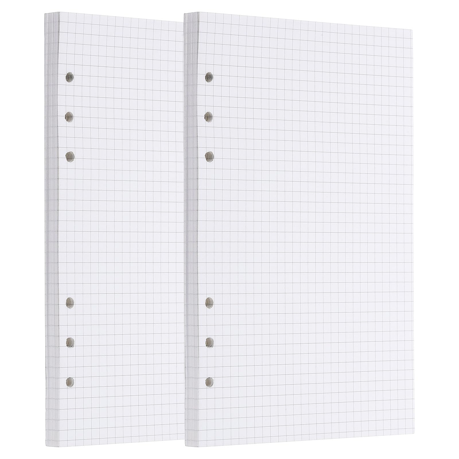 PATIKIL A5 Grid Refill Paper 6-Ring Binder Loose Leaf Planner Filler Paper Planner Inserts, 160 Sheets/320 Pages, Lined