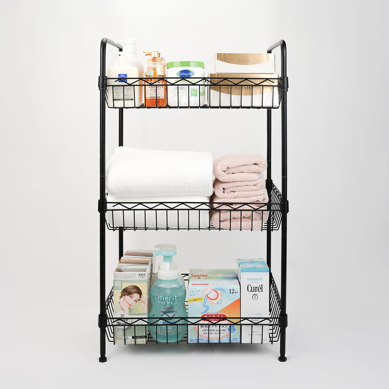 【レア•平成レトロ】ハローキティ 3段 メタルラック スチールラック 最終価格！レア！キティスチール3段ラック レア•平成レトロ