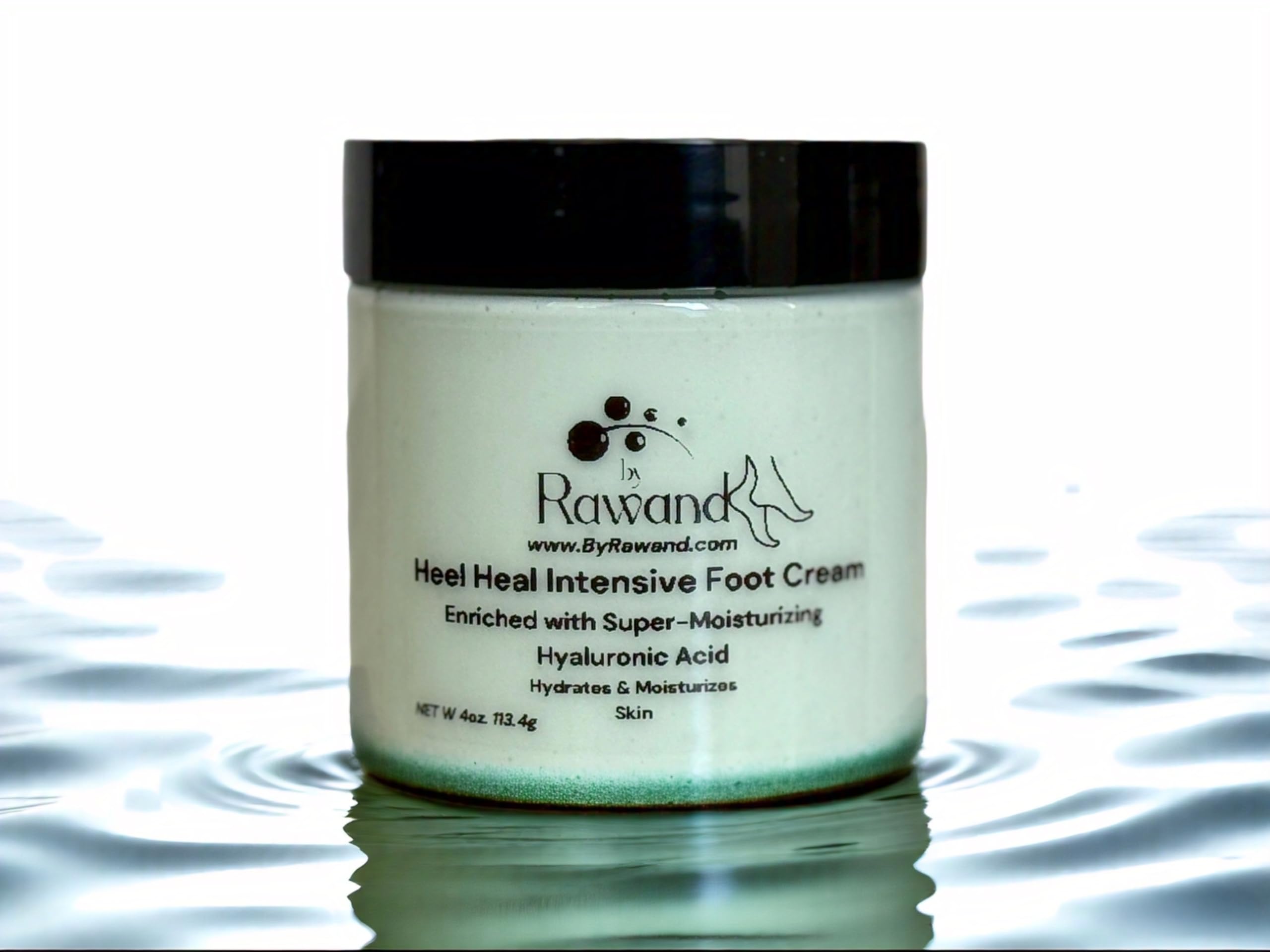 ByRawand Organic Deep Foot repair with Hyaluronic Acid & Cocoa Butter With Vitamin E Handmade Heel Heal For Cracked Heels and Dry Feet Enriched With Shea & Kokum Butters