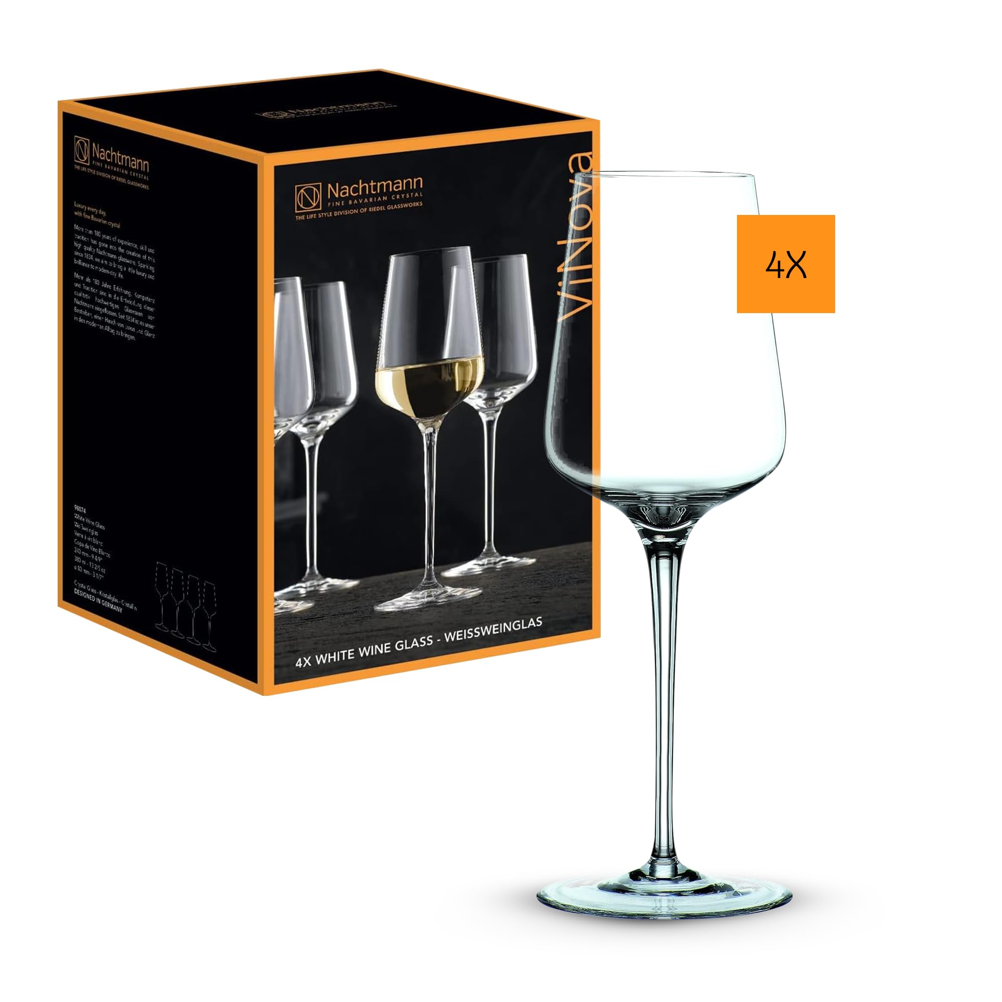 Amazon | Nachtman, ViNova, White Wine, Set of 4 | Nachtmann 