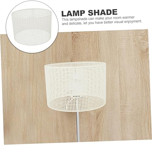 Miniatura 7 de Pantalla tejida de estilo simple de lino para luces de pared de piso de mesa, fácil de instalar y decorativa