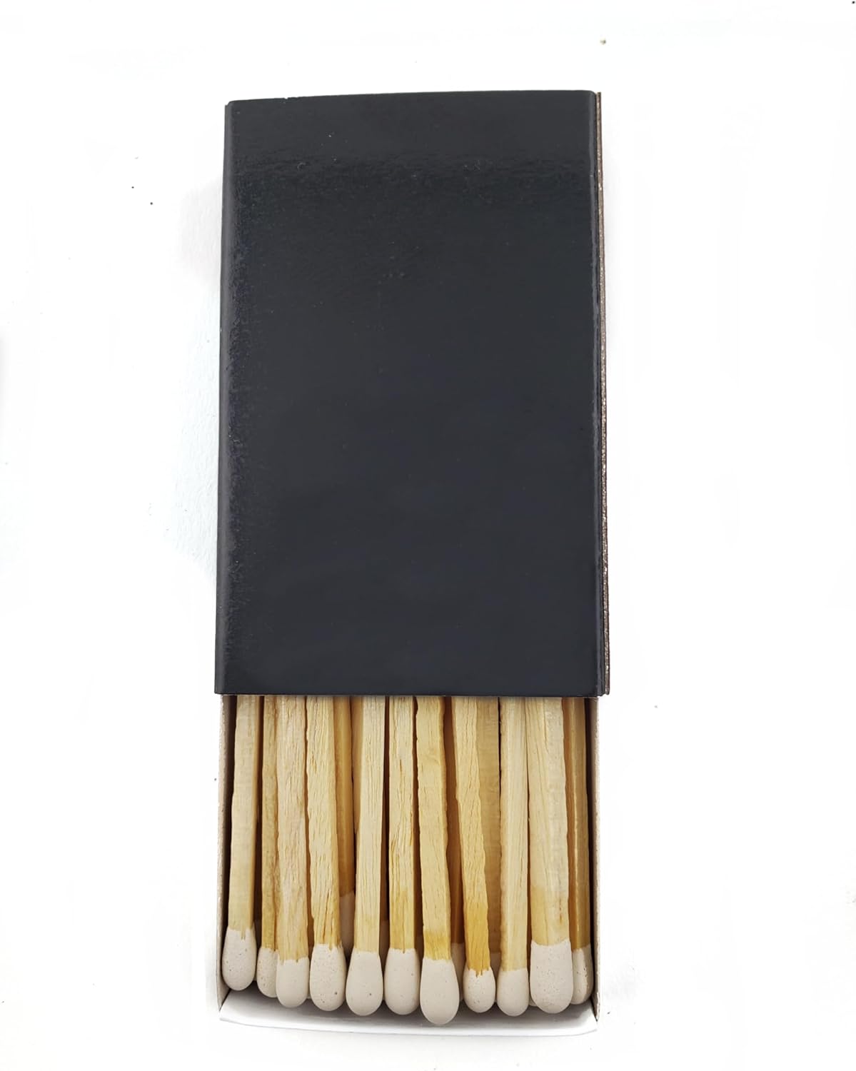 250 Plain Black Cover Wooden Matches Box Matches (5 Boxes of 50) Y