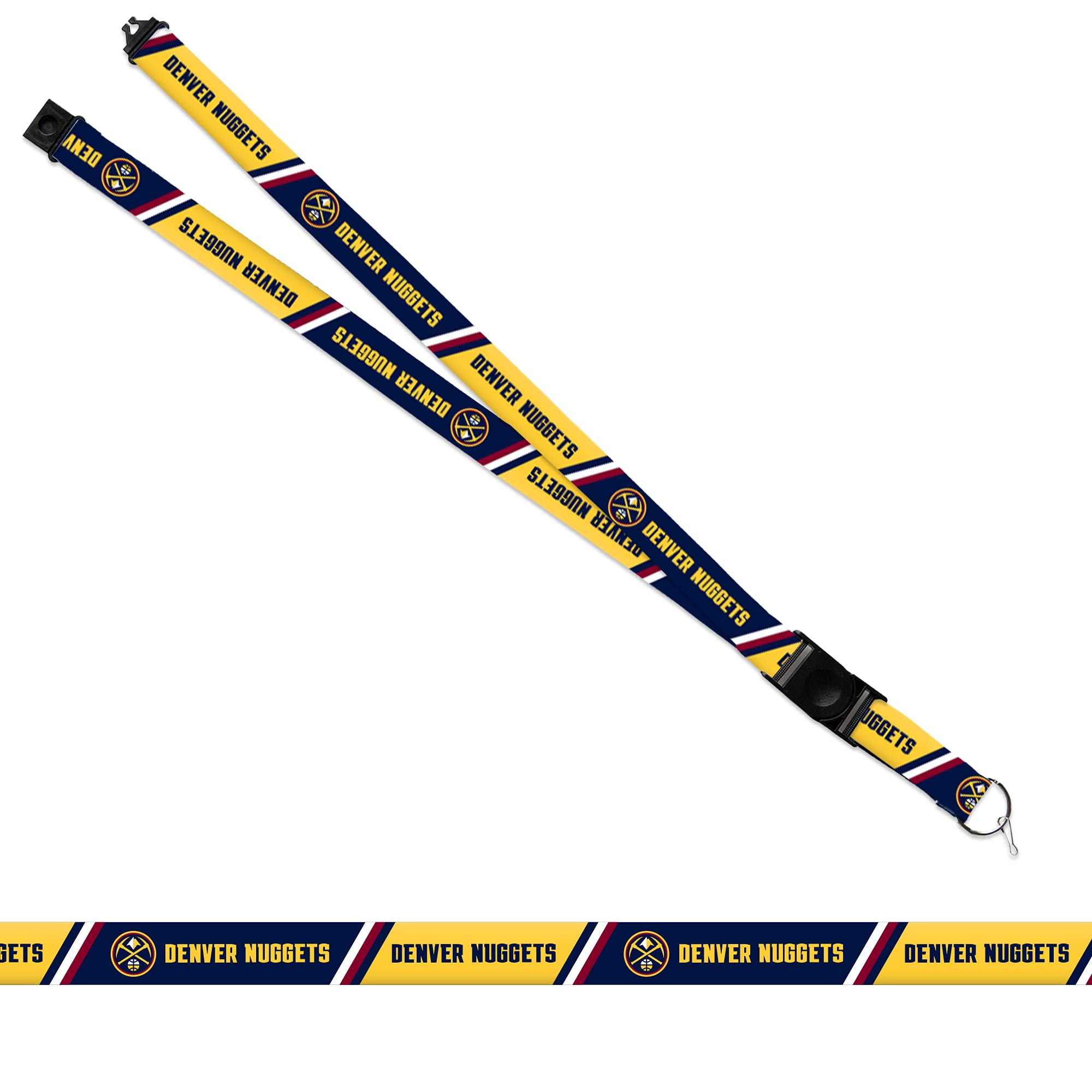 Rico Industries Unisex's Safety Breakaway Lanyard, Denver Nuggets, L