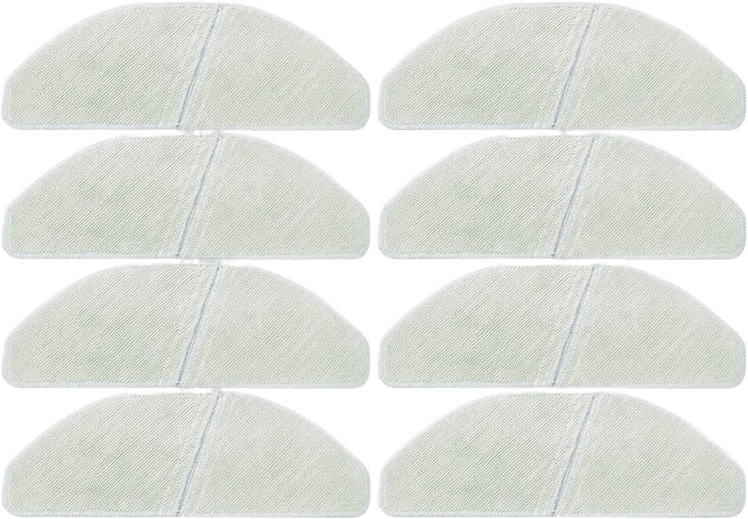 Mop Cloth,Compatible For Midea,S8 / S8 + / M7 Pro / M7 Max Wipe Rag Robot Vacuum Cleaner Replacement Accessories Anti-Scratch(6 PCS)