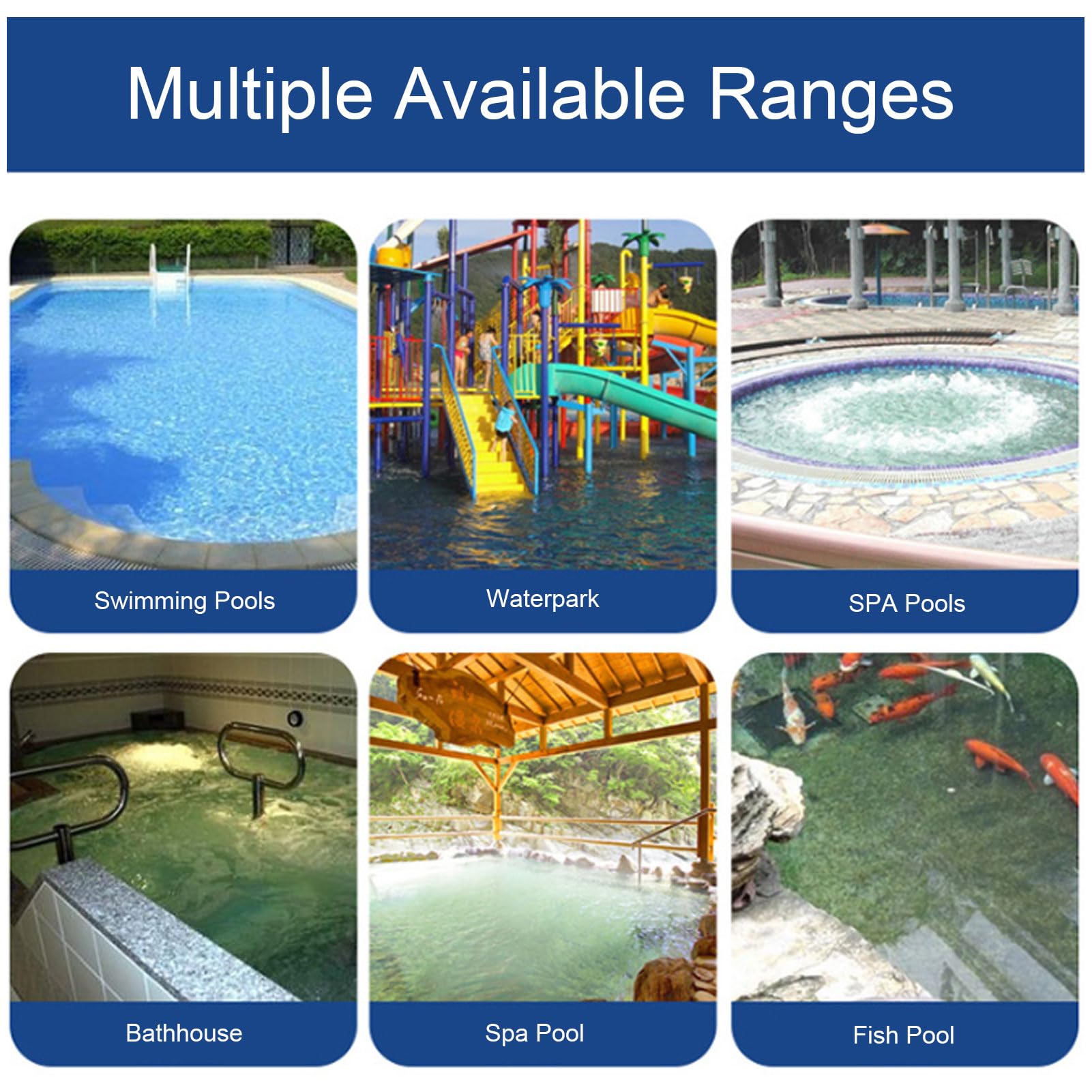 Saugkopf für Schwimmbäder, 45 cm Breite des Saugkopfs für Poolreiniger, Robuste Aluminiumbasis, Aufsatz für den Pool-Staubsaugerkopf mit Bürste