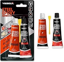 Visbella Epoxy Adhesive, Strong Epoxy Resin Adhesive, Heat Resistant, 5-Minute Curing Type, Suitable for Metal, Wood, Plastic, Tile, Glass Fiber, PVC, etc., 57g [Parallel Import]