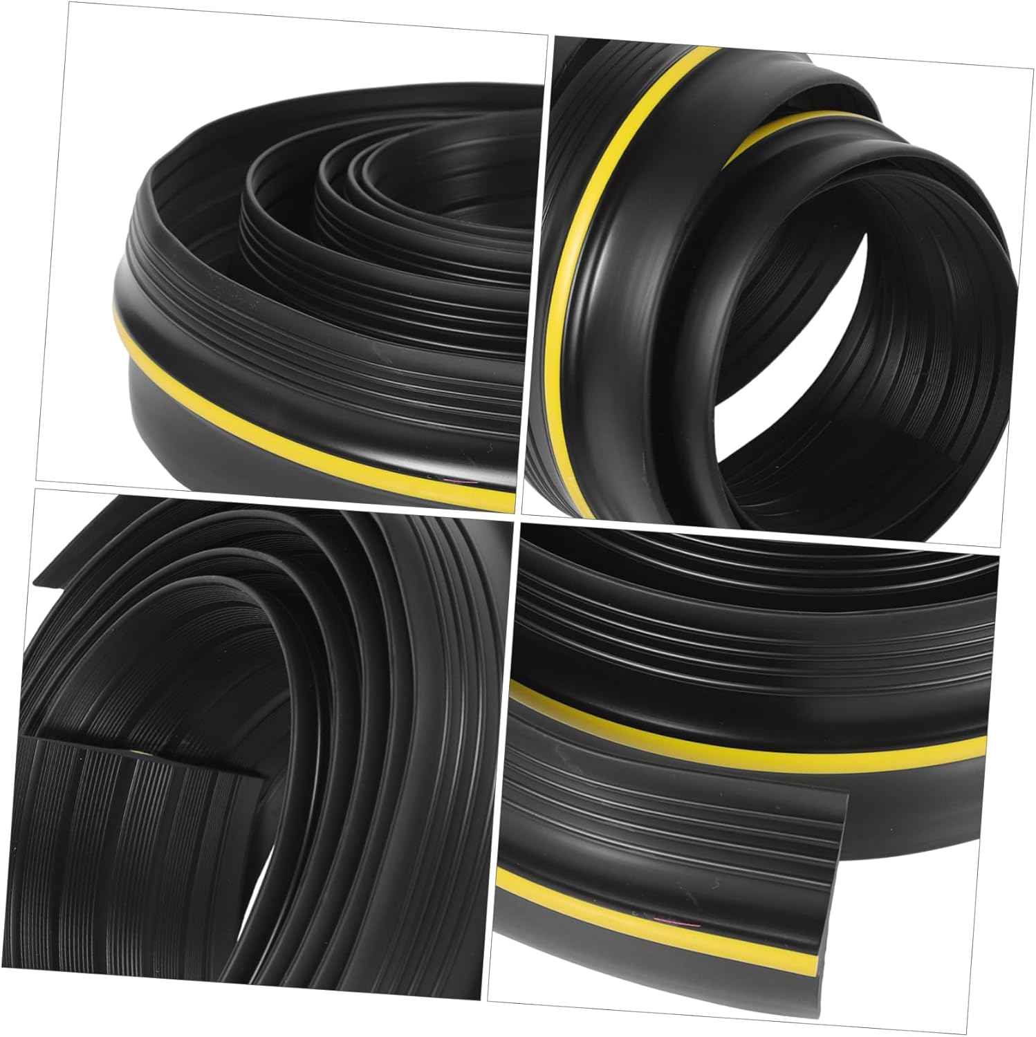 POPETPOP Garage Door Seal Rubber Weather Stripping Durable Garage Door Bottom Seal Flood Barrier for Garage Projects Protection Against Cold Air
