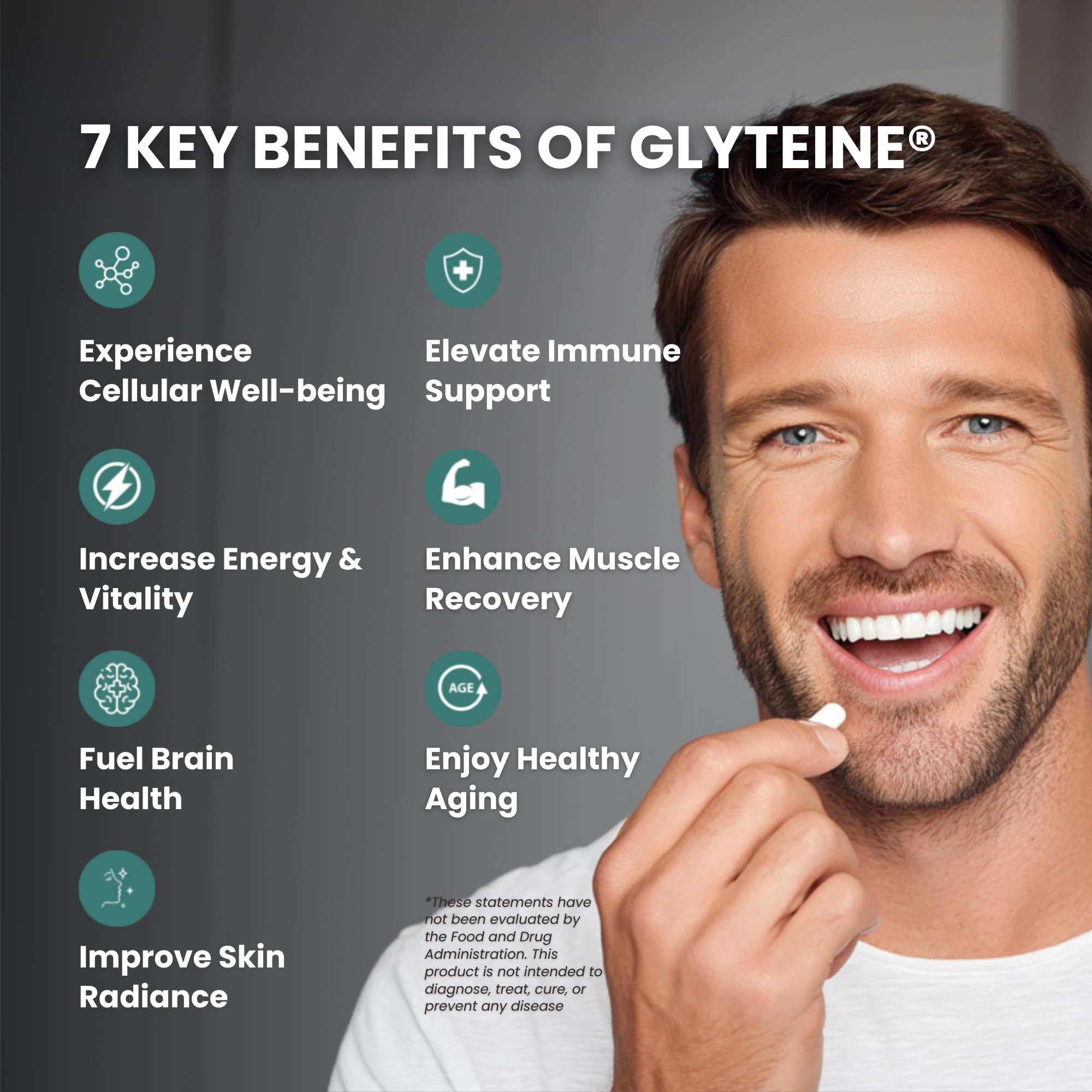 Continual G Glyteine 400 Mg Capsules Cellular Enhancing Glutathione  Supplement | Desertcart INDIA