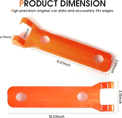 Miniatura 3 de BESTAOO Cubiertas de bisagra de puerta trasera para Ford Bronco 24 puertas 2021-2025  Accesorios exteriores de cubierta de soporte de neumático de