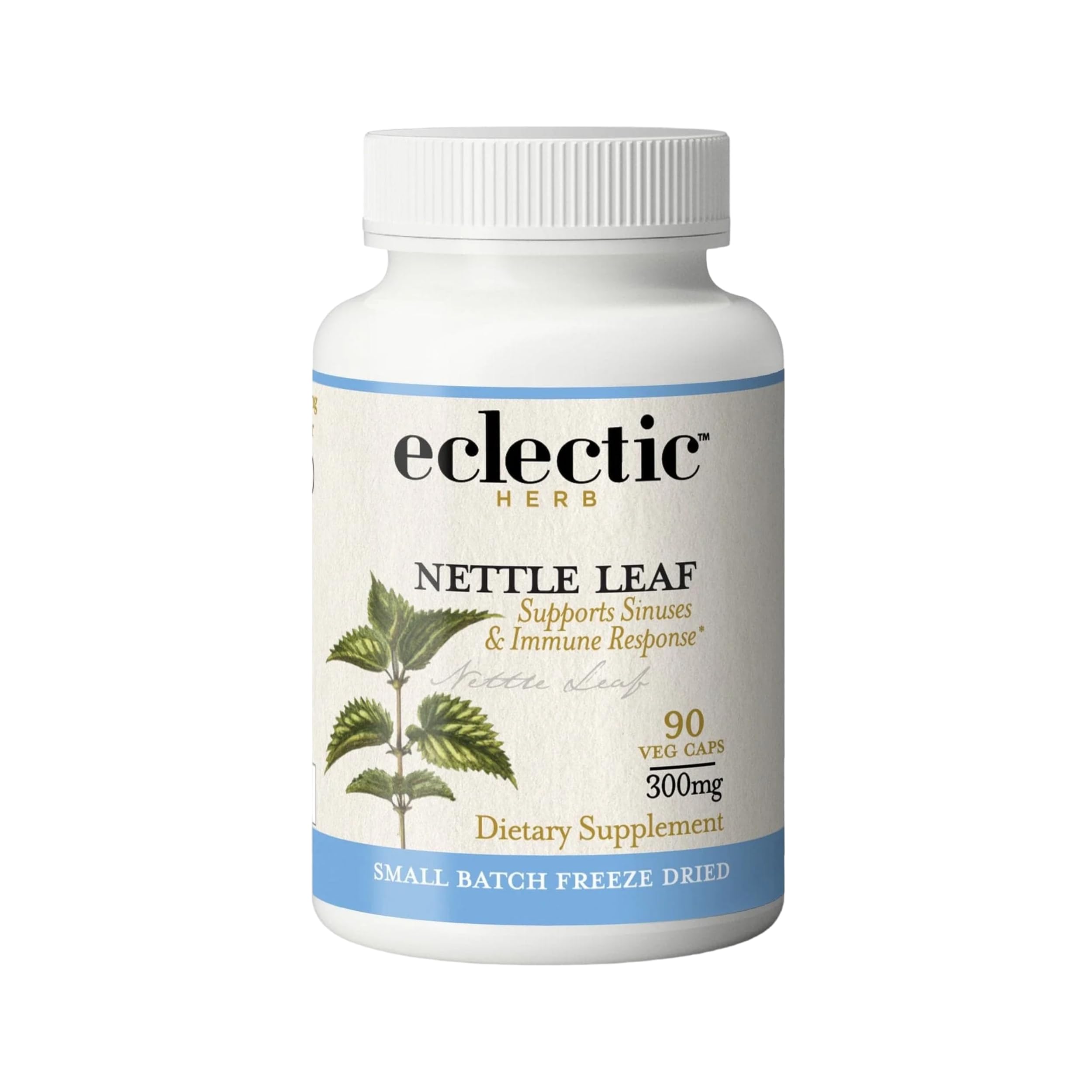 Eclectic Herb, Nettle Leaf Capsules, Sinus + Immune, 90 CT