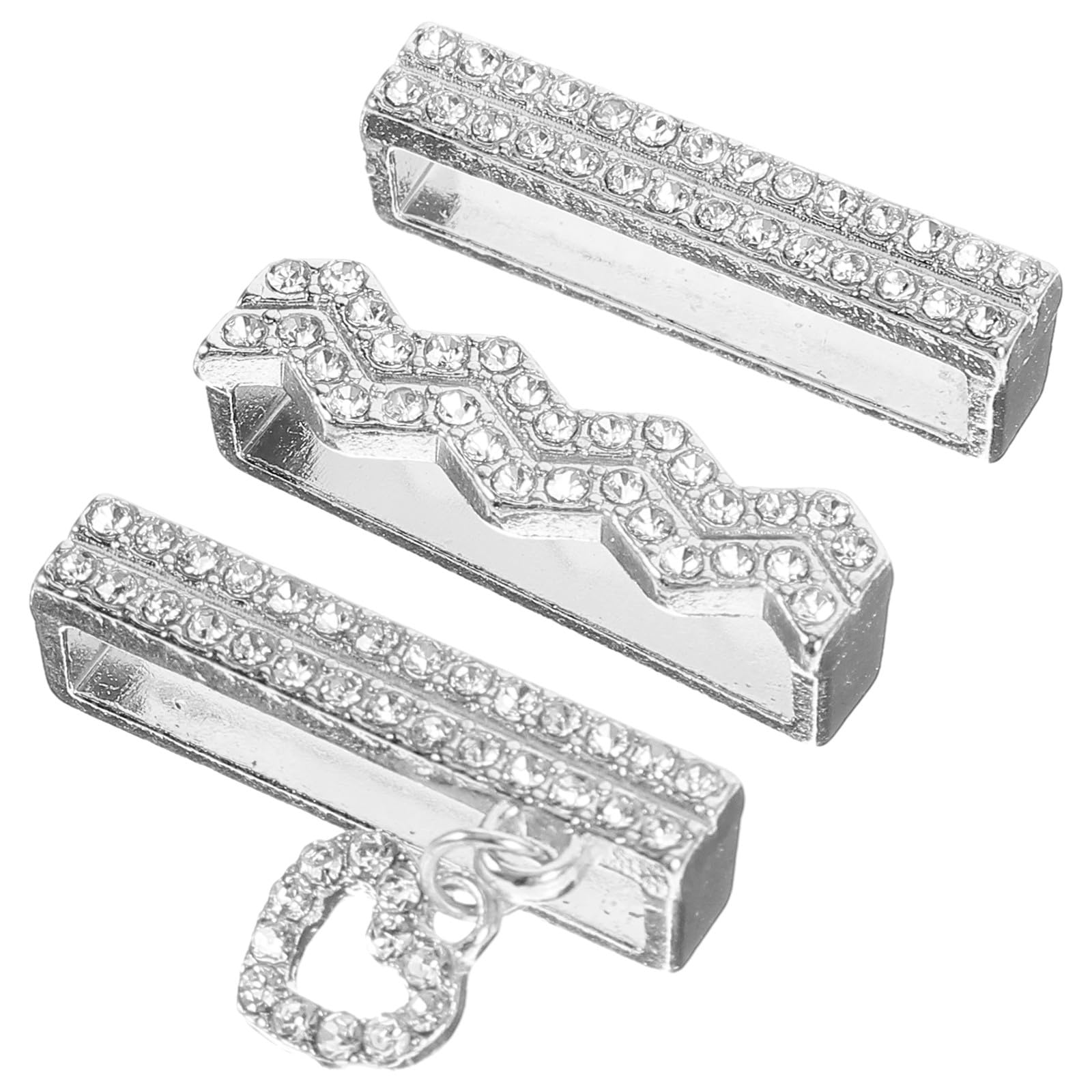 Anneaux Décoratifs en Métal 3pcs pour Bracelet de Montre Légers et Uniques Compatibles Bracelets Jusqu'à 22mm, pour Personnaliser Votre Smartwatch