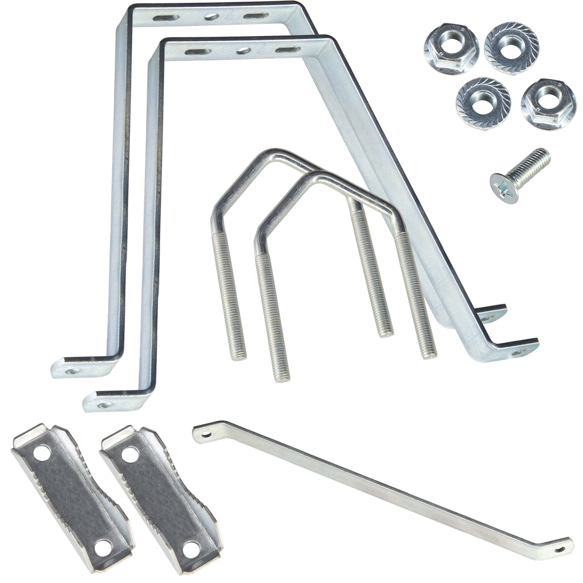 Supporto Parete Per Antenna Parabolica Wessper - Acciaio Zincato 30/110