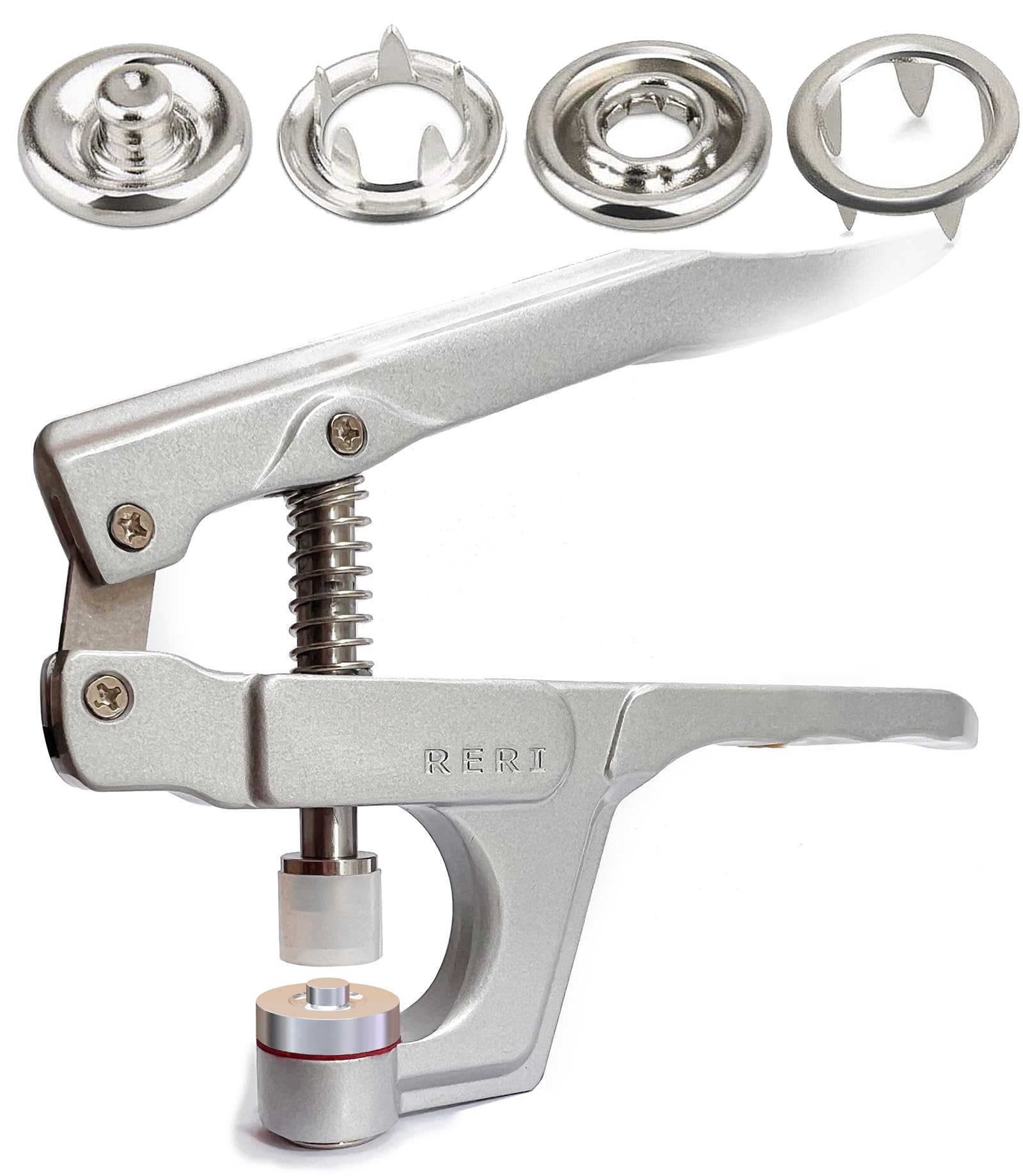 Ensemble de Boutons-pression Avec Pinces, Boutons-pression en Jersey Accessoires de Couture en Métal Boutons Boutons Pour Outils de Couture Jessey Snaps Pour Bricolage en Tissu, Sacs à Vêtements