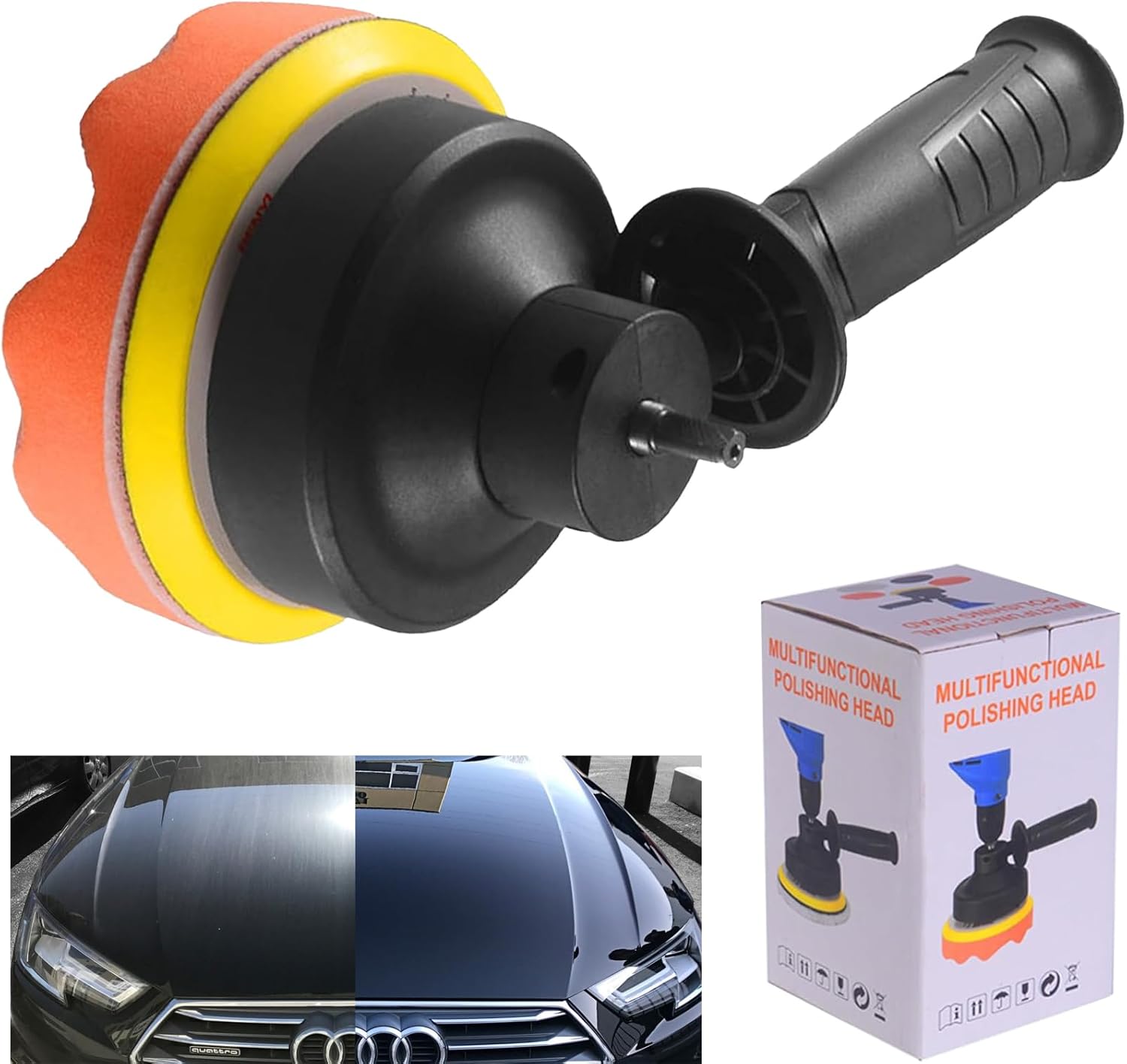 VISLONE Car Polishing Pads, 8 Pcs Car Polishers and Buffers, Drill ...