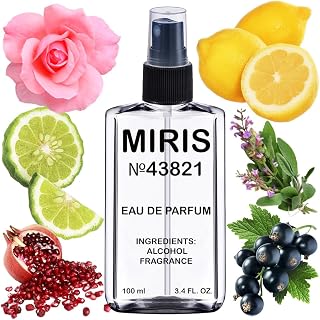 MIRIS No. 43821, Inspired by Aq Aleg Granada Salvia, Long-Lasting Eau de Parfum Unisex for Women and Men, Spray 3.4 Fl Oz / 100 ml