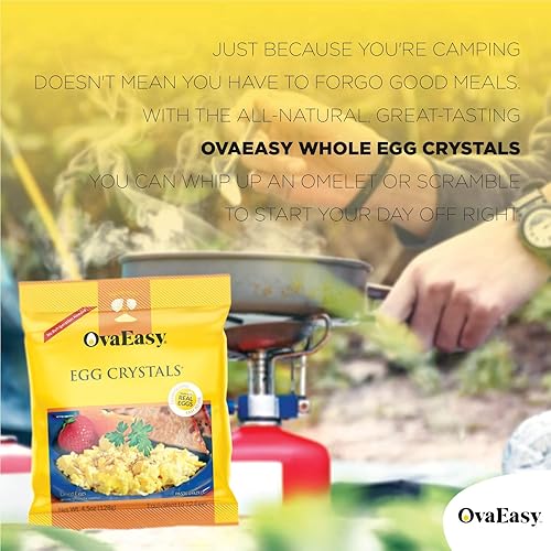 Miniatura 6 de OvaEasy - Huevos deshidratados - Bolsa de 452oz 452oz - Huevos en polvo hechos de ingredientes naturales - Polvo de huevo fácil de preparar -