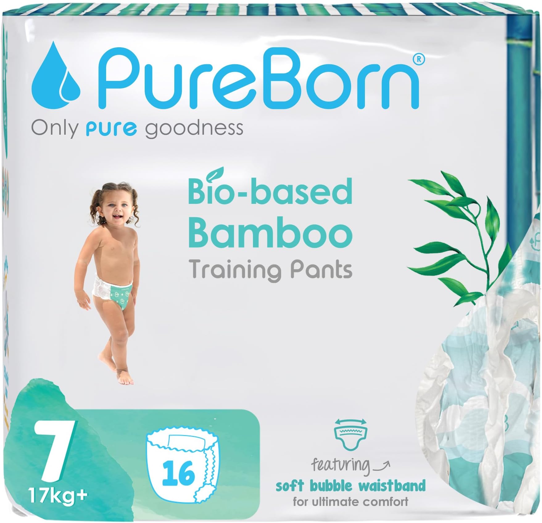 Baby Dry Pull Up Diapers/Nappy Pants Suitable for Babies -Size -7 -Single Pack-16 Pcs-Assorted-Superior Upto 12 Hours Day & Night Protection-Dermatologically tested-Super Soft-Skin Friendly