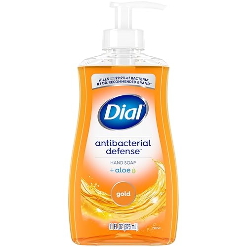 Antibacterial Liquid Hand Soap, Gold, 11 Fl Oz