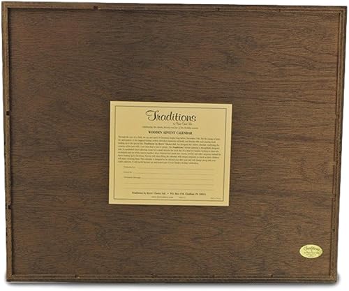 Miniatura 3 de Byers' Choice Calendario de Adviento de trineo de Santas #AC07 de la colección de calendarios de Adviento