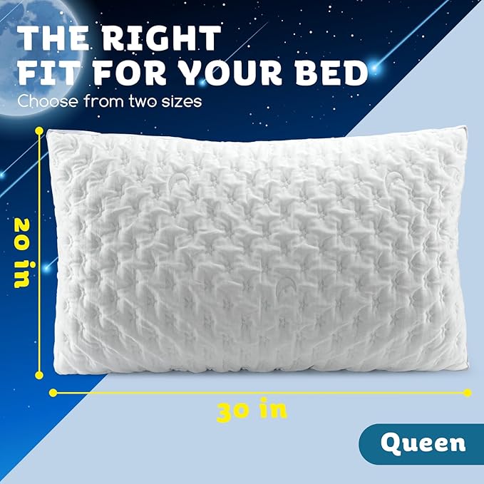 Almohada Memory Foam Queen Ajustable Refrescante miniatura 2