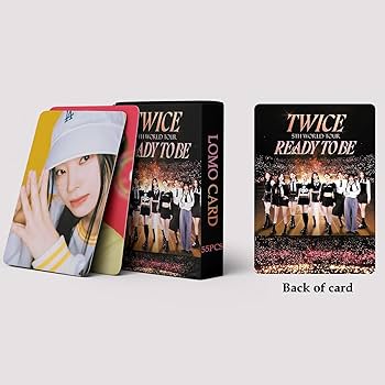 PYAJUU TWICE Photo Cards 55pcs TWICE READY TO BE WORLD TOUR