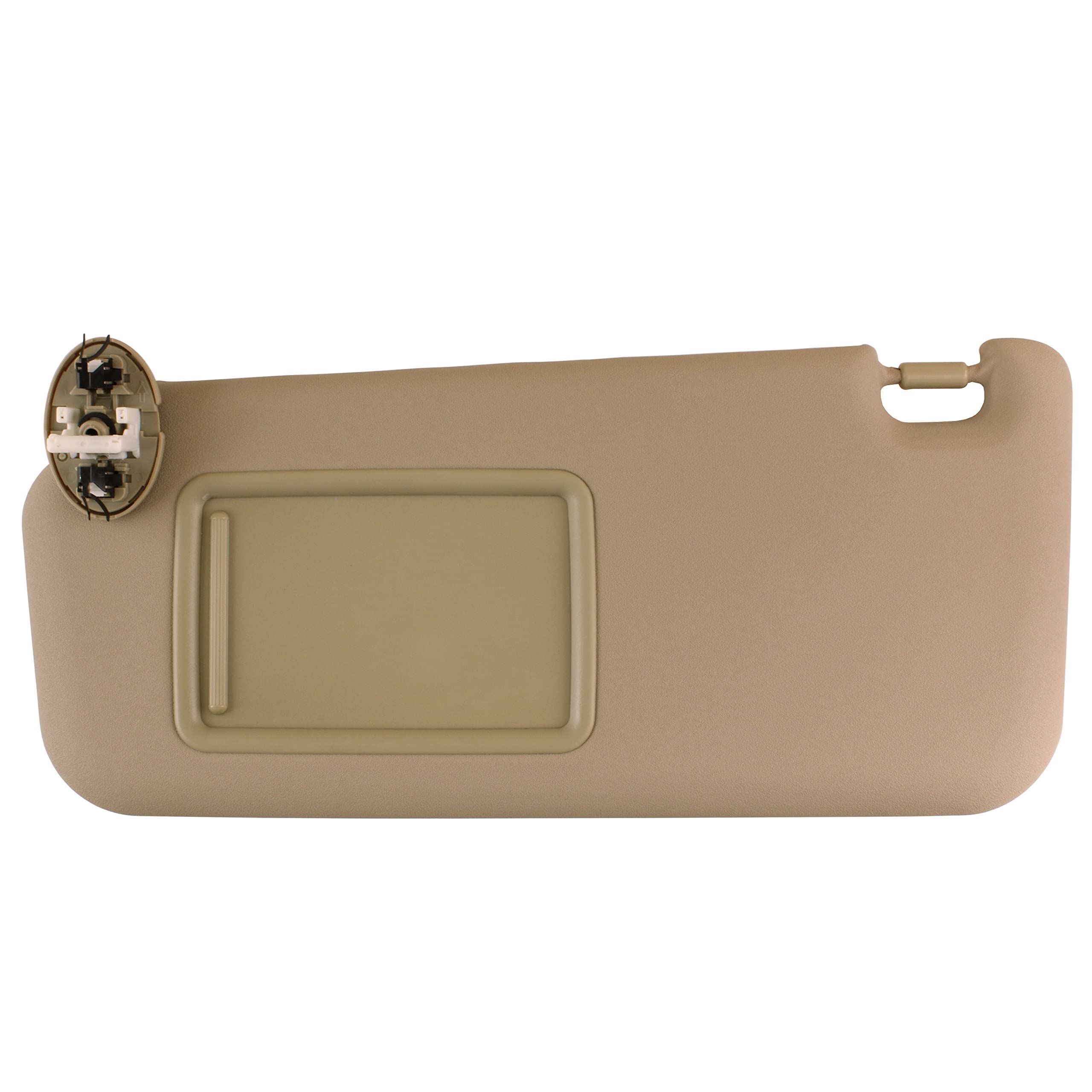 IAMAUTO 99709 Sun Visor Compatible with Toyota RAV4 2006 2007 2008 2009 (Left Driver Side, Ivory/Beige)