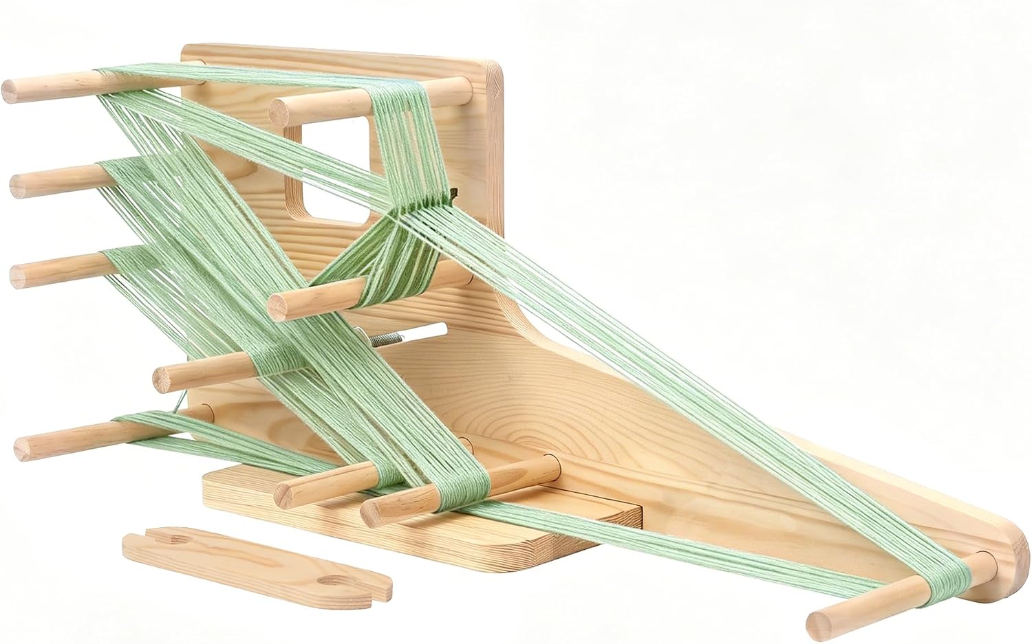 Inkle Loom with Inkle Weaving Shuttle, Wooden Inkle Loom Kit for Knitting & Crochet Supplies, Multi-Craft Table Loom for Beginner,Art & Craft Supplies for Textile Enthusiast's Present