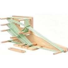 Inkle Loom with Inkle Weaving Shuttle, Wooden Inkle Loom Kit for Knitting & Crochet Supplies, Multi-Craft Table Loom for Beginner,Art & Craft Supplies for Textile Enthusiast's Present