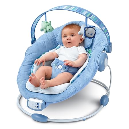 Bright Starts Blue Pebble Bouncer