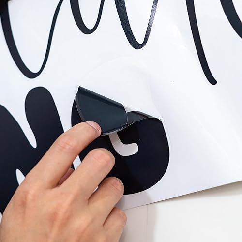 Vista 48 de Calcomanía de pared con texto en inglés «We Over The Moon About You», decoración de baby shower, calcomanías de decoración de pared para guardería