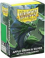 Vista 3 de Dragon Shield Fundas para tarjetas de tamaño estándar doble mate 100 unidades - Fundas TCG suaves y resistentes - Compatible con Pokemon, One