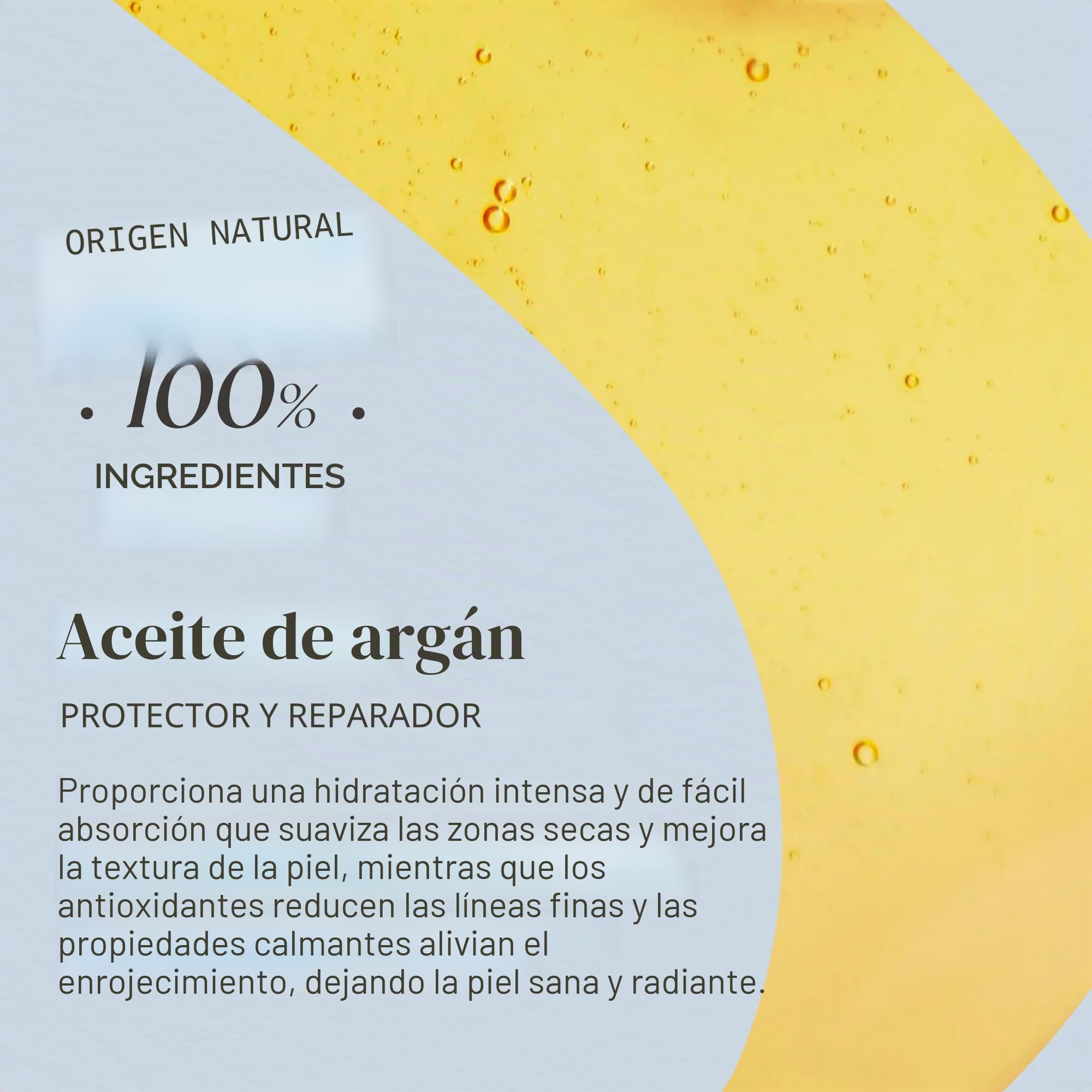 Satin Naturel Aceite de Argán Bio 100 ml – 100% Aceite Puro Prensado en Frío – Aceite Natural para Cabello, Piel, Uñas y Barba – Aceite para Cabello Seco y Cuero Cabelludo, Certificado Orgánico
