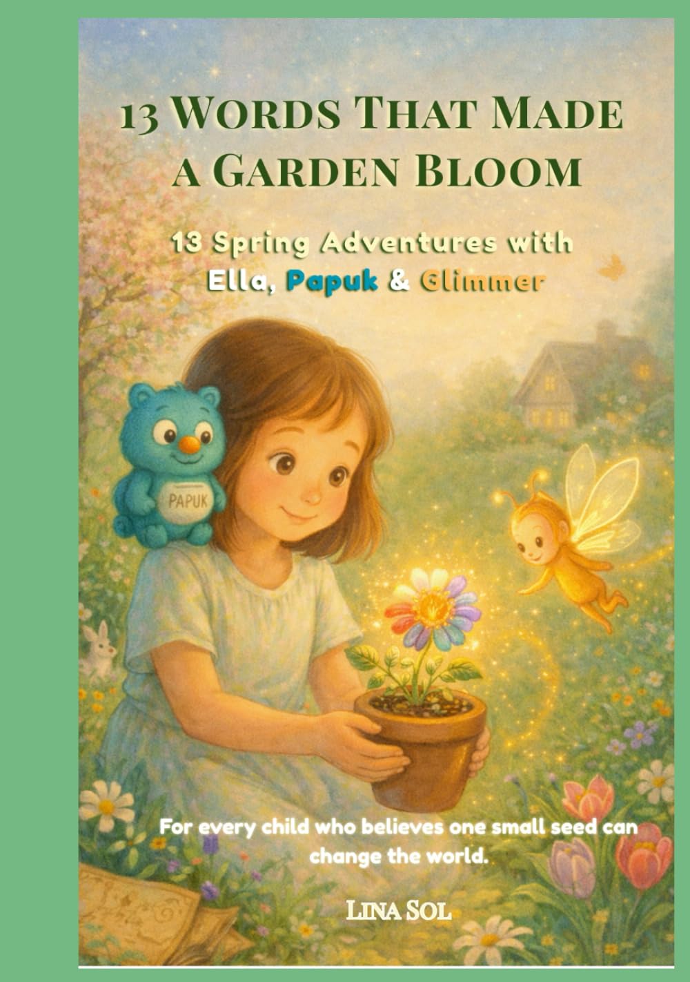 13 Words That Made a Garden Bloom: 13 Spring Adventures with Ella, Papuk & Glimmer (The Ella, Papuk & Glimmer Adventures)