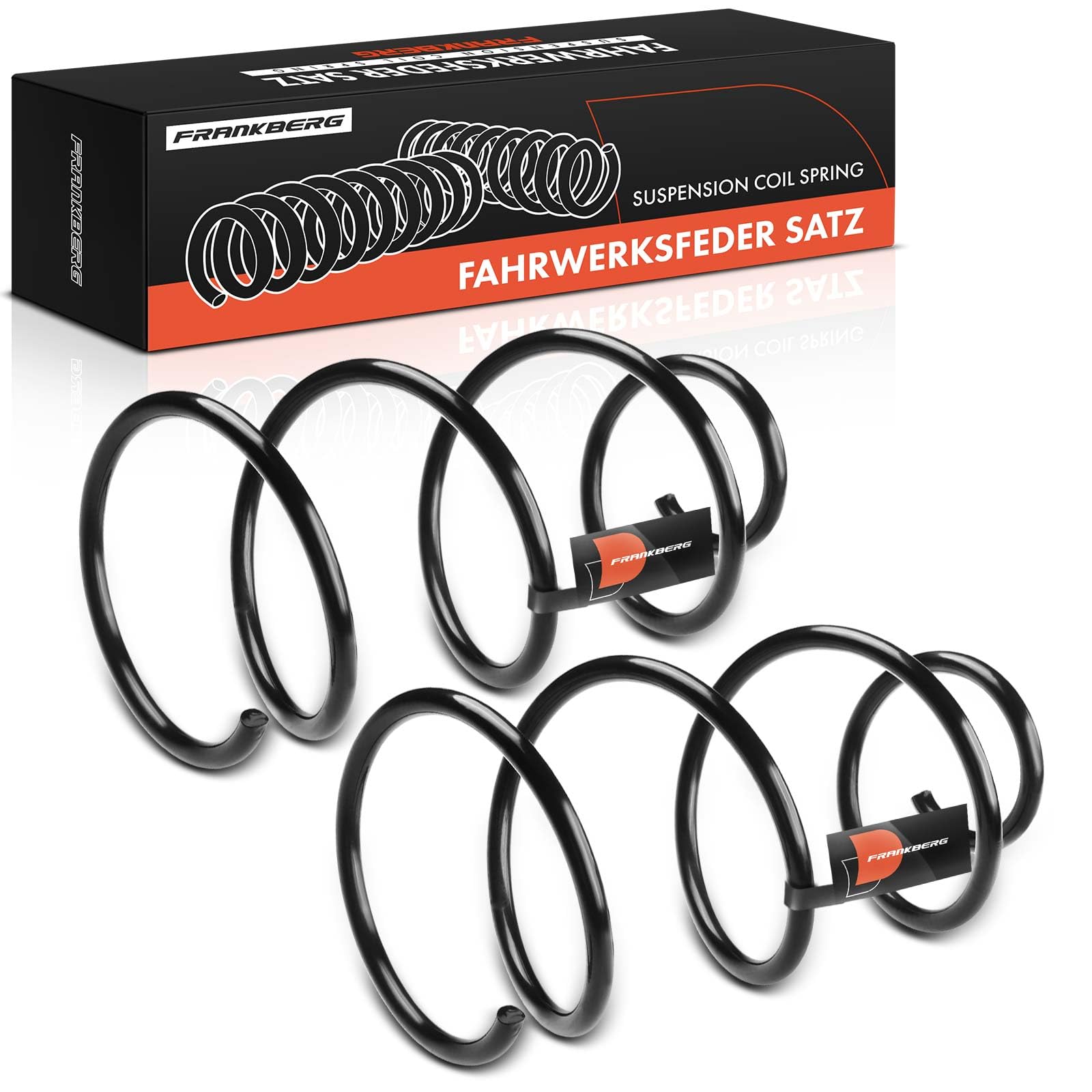 Frankberg 2 muelles de suspensión para eje delantero 98612401 | Compatible con: Seicento/600 187
