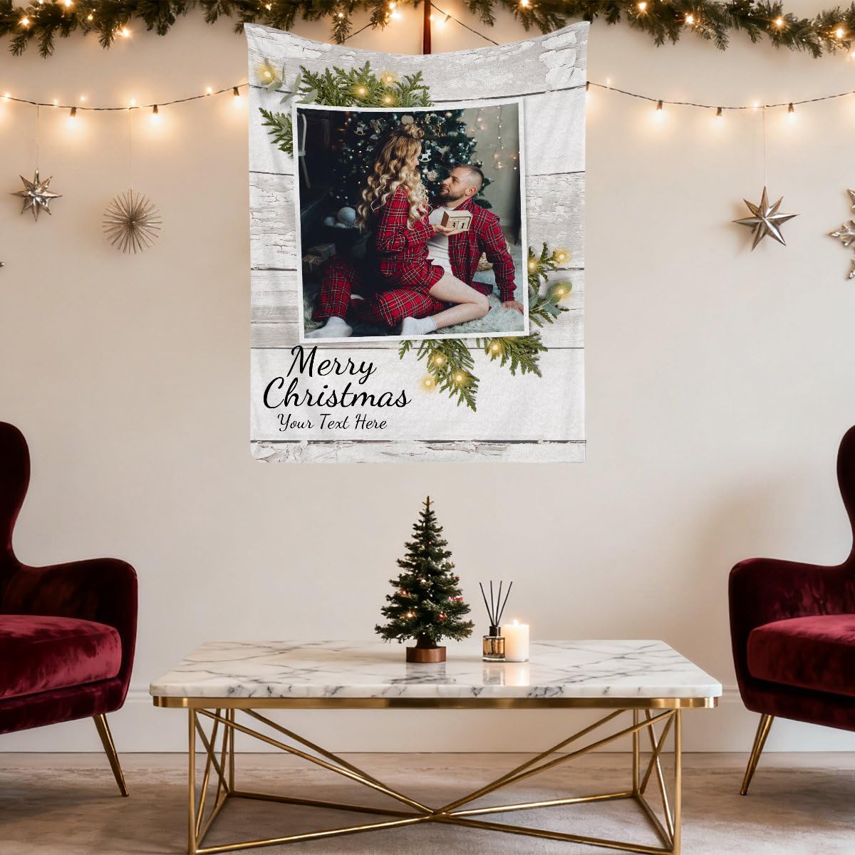 Manta personalizada de mejores amigos con 1 foto, manta de cama personalizada para novio, novia, día de San Valentín, fotos familiares personalizadas