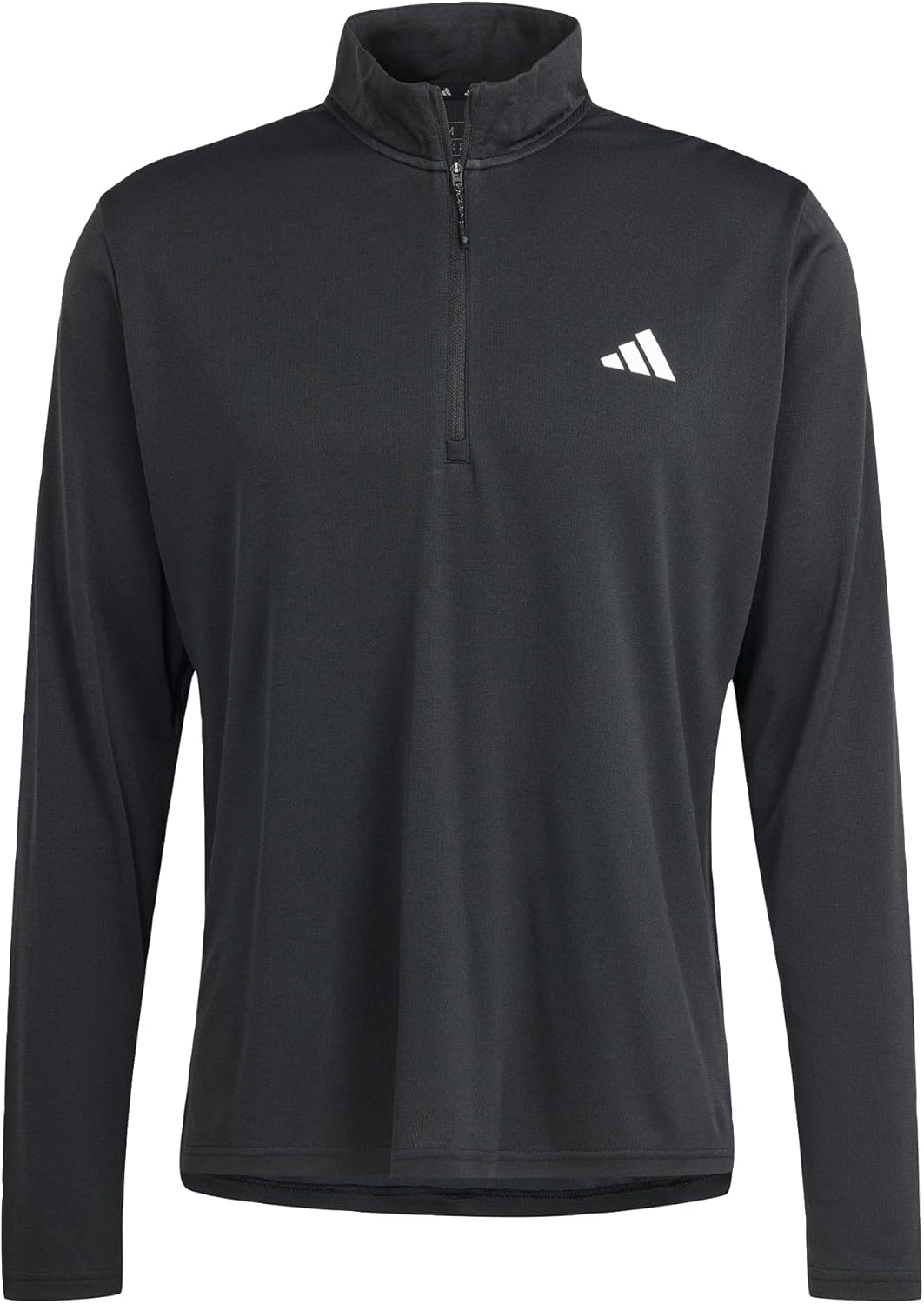 adidas mens Train Essentials Quarter-zip Long Sleeve T-shirt