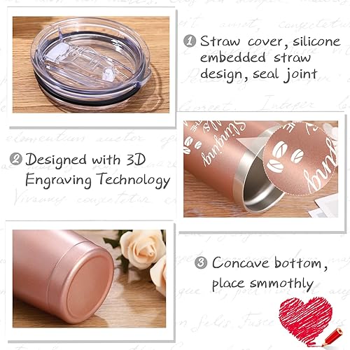 Miniatura 5 de Boao Regalos para técnicos de farmacia, taza de graduación de 20 onzas con tapa y pajilla, pastillas para pagar las facturas, regalo de