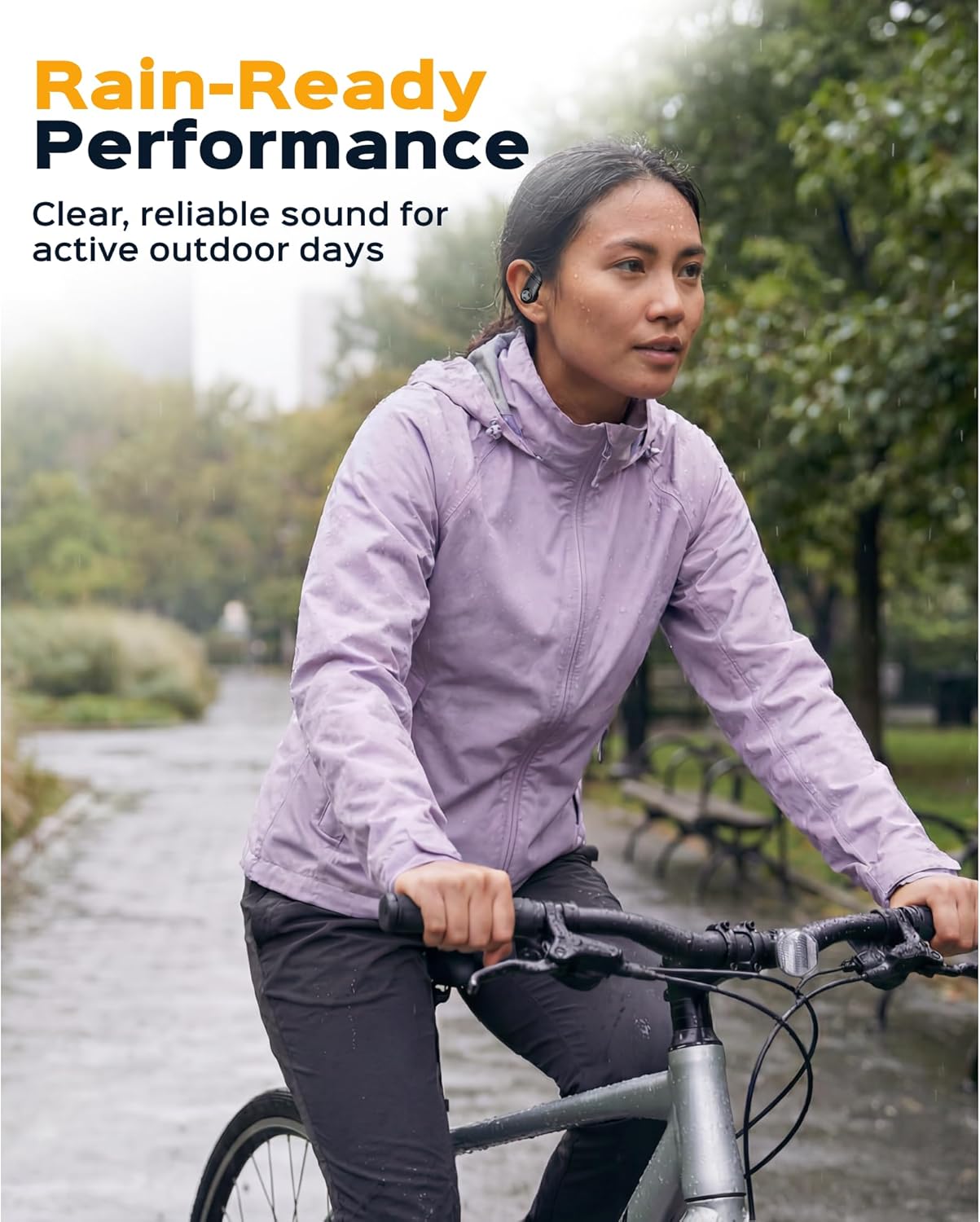 TREBLAB X4 – Waterproof Workout Headphones for Running & Gym - Silky Soft Secure Earhooks, 11H Battery, Physical Buttons, Noise Canceling Over-Ear Ear Hook Bluetooth Earbuds for Sports - Image 8