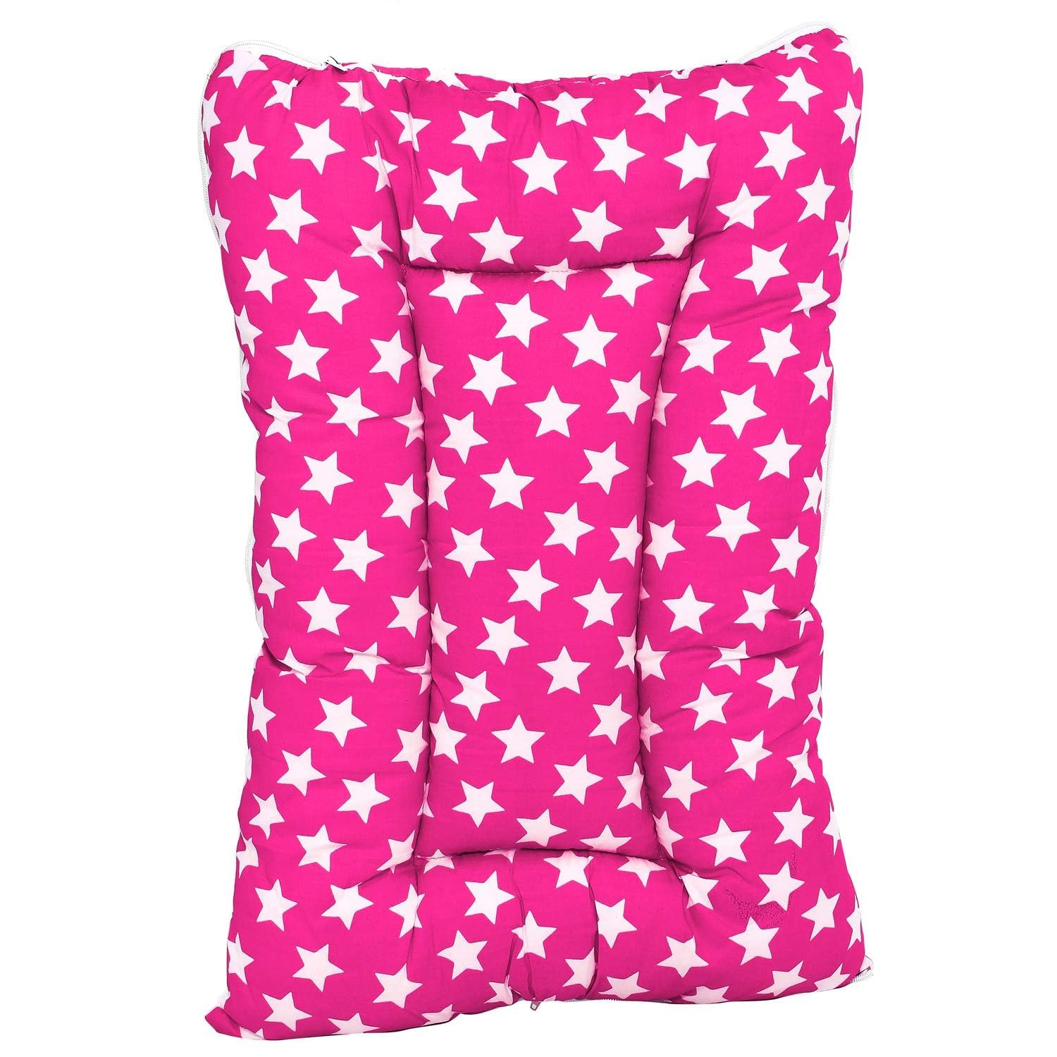 BAYBEE 3 in 1 Baby Carry Nest for New Born 0-6 Months | Infant Carrier for New Born Baby, Foldable Portable Travel Bed, Baby Holder, Baby Bedding Set, Newborn Essentials (Pink) 4