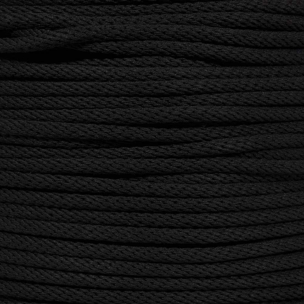 West Coast Paracord Solid Braid Cotton Sash Cord - Comes in 5/16-inch or 3/8-inch Diameter Cord and a Variety of Lengths - Black and Natural Color Available