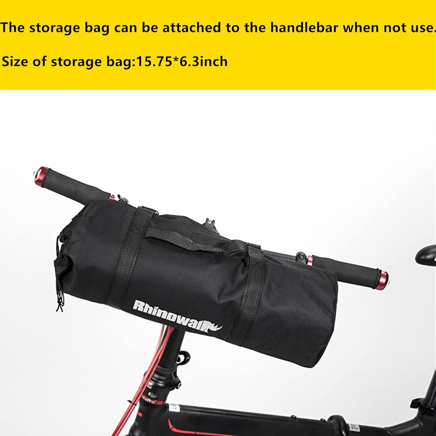 Folding Bike Travel Bag - Fits 26 inch or Below Folding Bikes, Bicycle Transport Case for Air, Train Travel