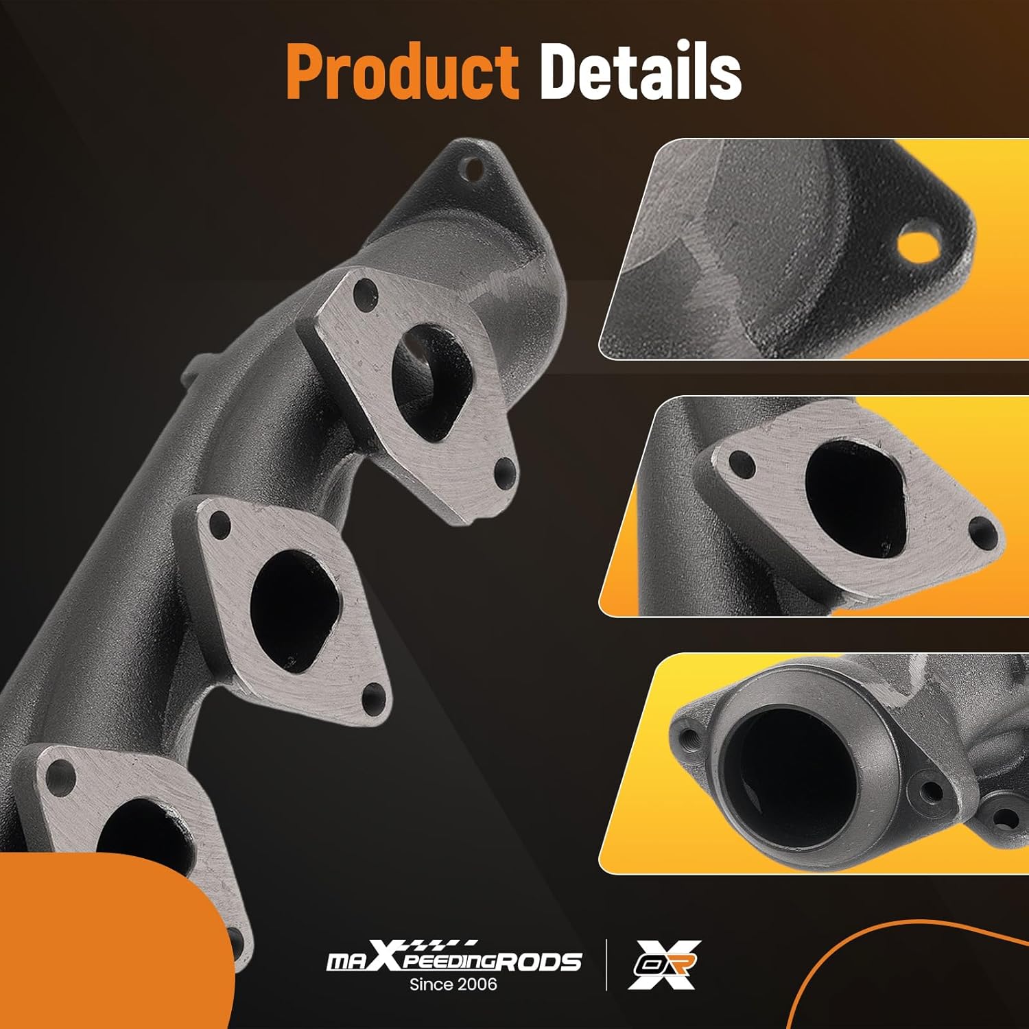 maXpeedingrods Exhaust Manifold Kit Right Side with Gaskets 674-694 for Ford Expedition F250 F350 Super Duty 2005-2009 F150 2004-2009, for Lincoln Mark LT 2006-2008 Navigator 2005-2009, V8 5.4L