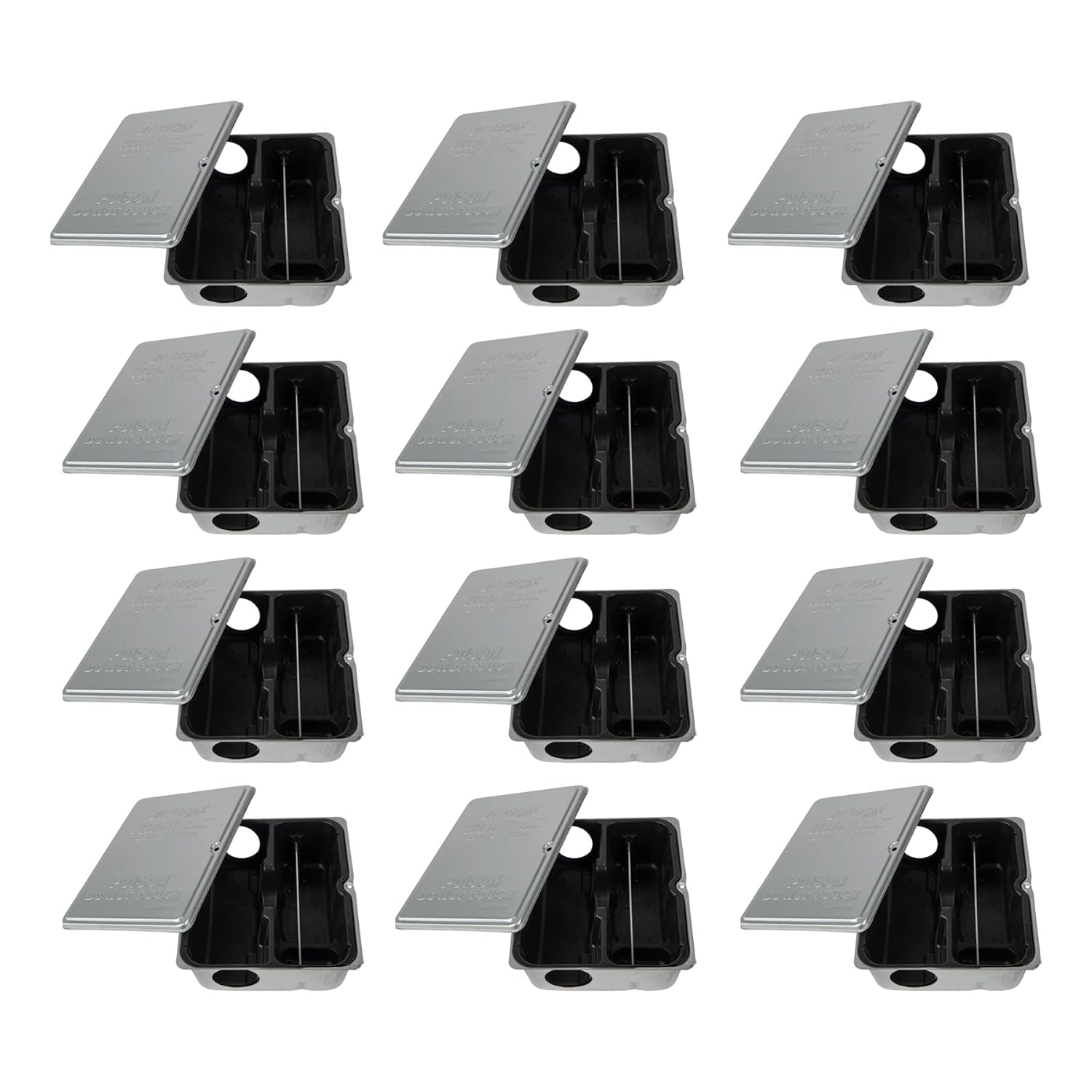 Strongbox Galvanized Steel Tamper-Resistant Bait Station – Heavy-Duty Rodent Control Station – Weather-Resistant, Secure & Reusable Design
