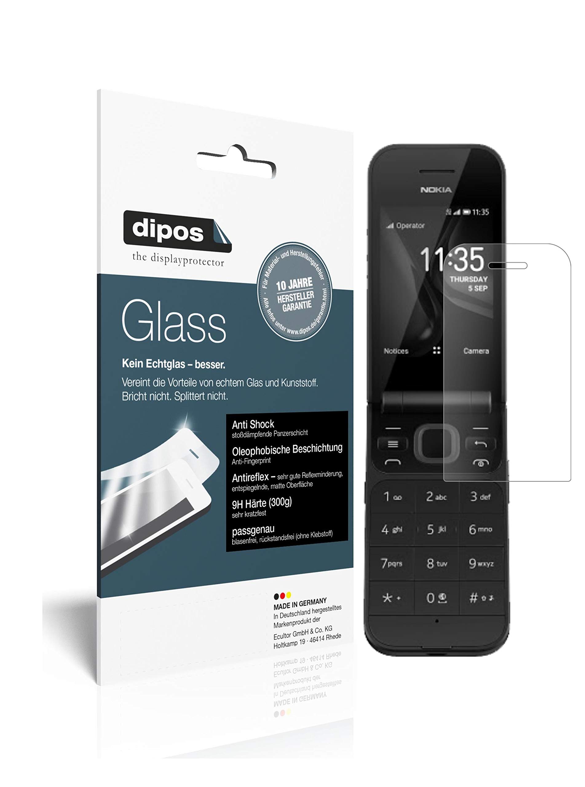 DIPOS - Pellicola Protettiva Compatibile Con Nokia 2720 Flip Protezione Vetro Flessibile 9h 4051837513146