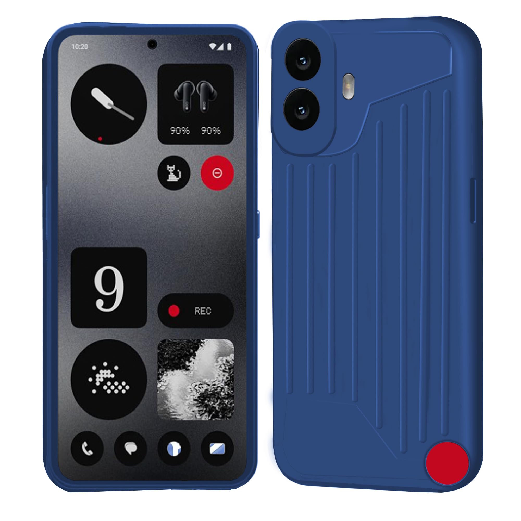 Knotyy CMF Phone 1 by Nothing Back Cover | Silicon Shock Proof Case Cover| Matte Soft Silicon Flexible | Back Cover for CMF Phone 1 by Nothing (Blue) (B0DCJQ37S6) Amazon Price History, Amazon Price Tracker