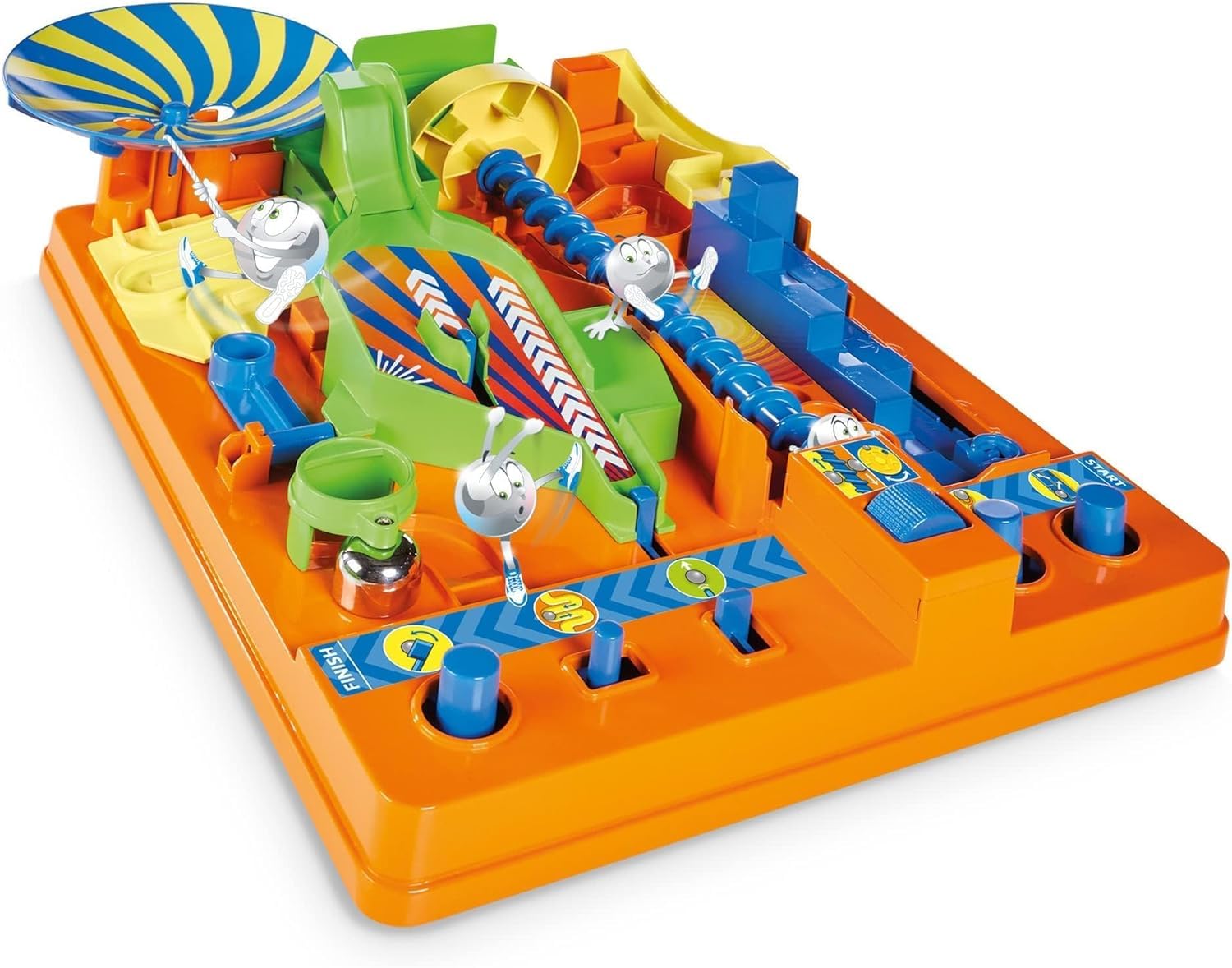TOMY - Tricky Bille Circuit de Billes Niveau 2 T73109ML, Jeu d'action pour Enfant, Jeu d'adresse et de Rapidité & Officiel - Pic Pirate Jeux de Société Jouet pour Noël, Jouet Enfant 4 Ans
