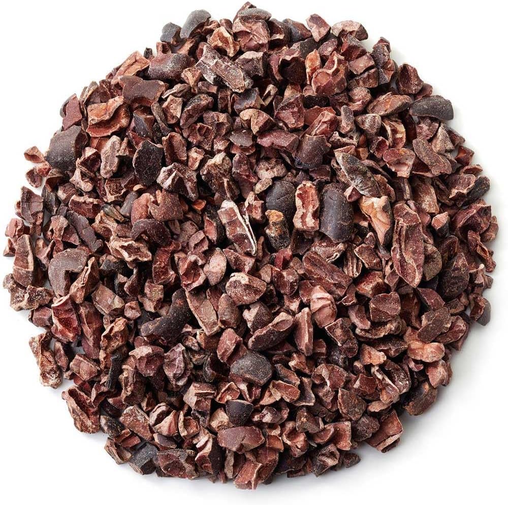 NY Spice Shop Cocoa Nibs Roasted - 8 Ounce Chocolate Cacao Crunchy Crisp Unsweetened for Smoothies, OatMeal, Trail Mixes and Nut Butter Breads