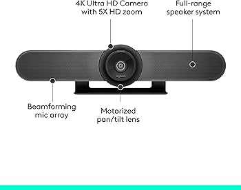 Logicool MeetUp 4K Ultra HDビデオ会議カメラ Amazon.com: Logitech